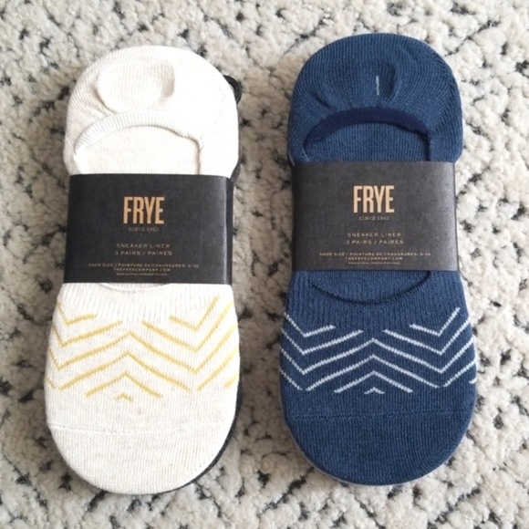 NEW Bundle Frye Sneaker Liner No-Show Socks